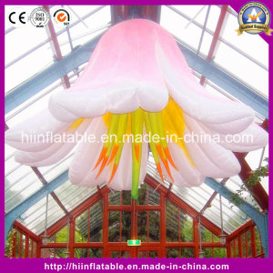 Hot Hanging Air Bubble Inflatable Flower for Event Club Decoration